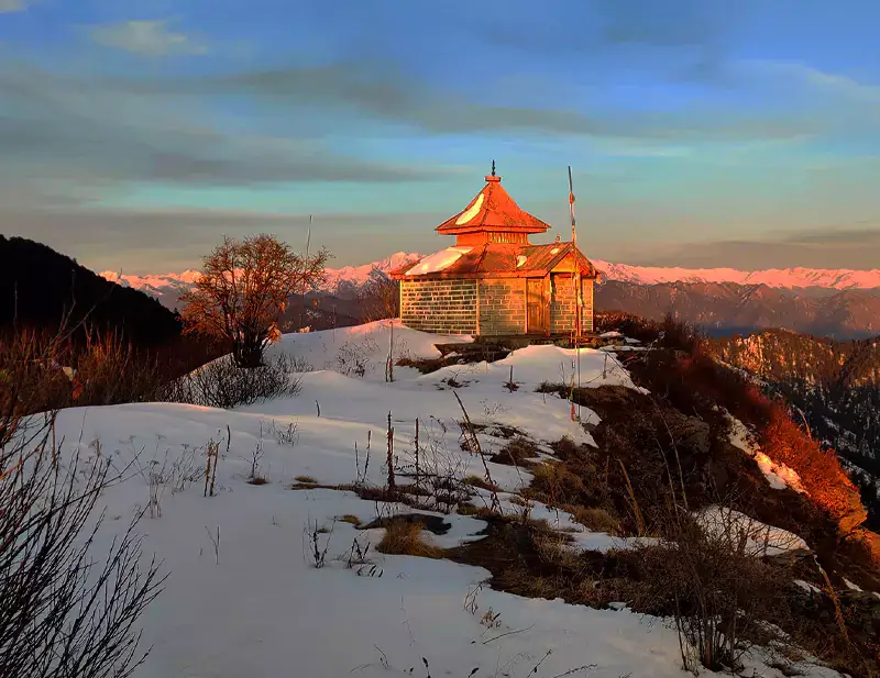 Hilltop Ganesh Temple in Baghi